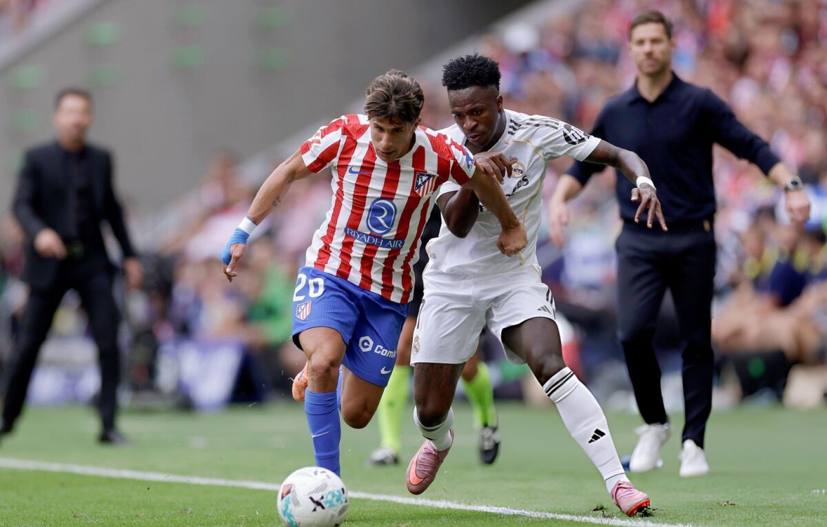 في غياب مبابي .. ريال مدريد يستعد لمواجهة قوية ضد أتلتيكو مدريد في كأس السوبر الإسباني 1 فينيسيوس جونيور ضد ريال مدريد